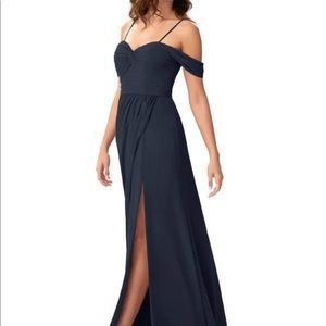 Azazie Dark Navy Millie Bridesmaid Dress
